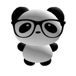 Oversized Nerd Panda