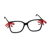 Oversized Ribbon Glasses - Red