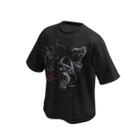 Dogs Black Wash Oversized Shirt