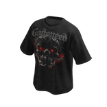 GodSpeed Skull Black Wash Oversized Shirt