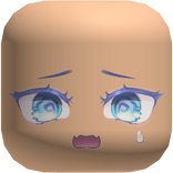 Overwhelmed Spiral Panic Chibi Face