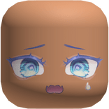 Overwhelmed Spiral Panic Chibi Face