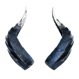 [ OxSxD ] Dark Bluesteel Silver Horns [ v3 ]