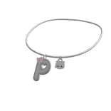 ♡ p initial necklace 3.0 ♡