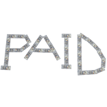 "PAID" MoneySpread On Floor