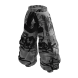 Paint Printed 🎨 Grey Black White Pants