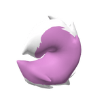 Pale Purple Curly Kemono Puppy Tail