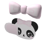 panda hairclip