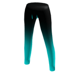Sport Pants Fade Black Cian Blue Halloween