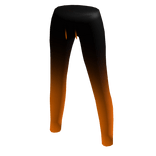 Sport Pants Fade Black Orange Halloween Pumpkin