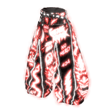 PANTS PUNK RED WHITE