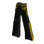 Black Yellow Stripe Patterns Baggy Techwear Pants