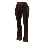 Tracksuit Pants Brown Cozy Baddie Skinny 2000s Y2K