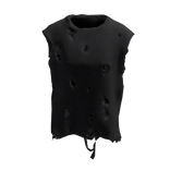 PARADISE LOST DISTRESSED SLEEVELESS TUNIC
