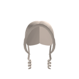 ୨୧ pastel blonde curly kawaii pigtails