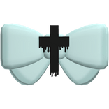† : Pastel Goth Creepycute Blue Bow