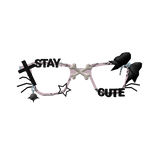 Pastel Goth † Harajuku Glasses w Bow 🦴 STAY CUTE