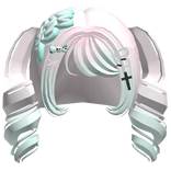 pastel goth kawaii zombie swirls w clips (pink)