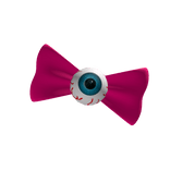 pastel goth pink eyeball bow 