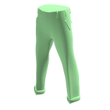 Pastel Green Classic Pants