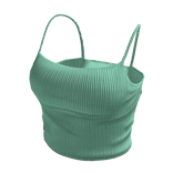 pastel green preppy camisole tank top