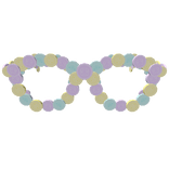 pastel harajuku igari decora button glasses