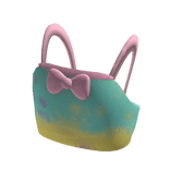 Pastel Multicoloured Crop Top with Bow