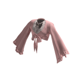 Pastel Pink Flowy Lace Top