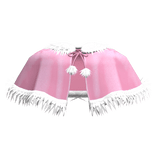 Pastel Pink Fur Trim Christmas Shoulder Cape [3.0]