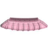 Pastel Pink Plaid Skirt