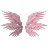 Pastel Pink Seraphim Angel Wings