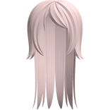 Pastel Pink Werewolf Cute Long Straight Hair