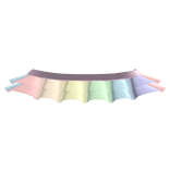 pastel rainbow sweet ruffle skirt