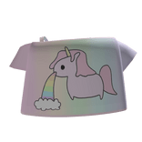 pastel rainbow unicorn bleh off the shoulder