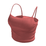 pastel red camisole tank top