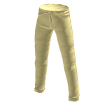 Pastel Yellow Classic Jeans