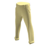 Pastel Yellow Classic Pants