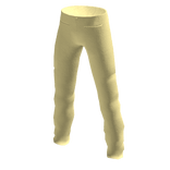 Pastel Yellow Elegant Dress Pants
