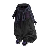 Patchwork Grunge Semi-Ripped Denim Tears (Purple)