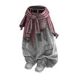 Patchwork Grunge Semi-Ripped DenimTears(PinkWhite)