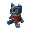 Patchwork Plush Cat Shoulder Buddy 🧵💙