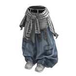 PatchworkGrungeSemiRippedDenimTears(WhiteLightBlue