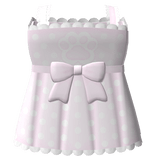 ♡: paw polkadot ruffled pink dress 