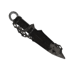 [PBR] Black Chained Knife (Left)