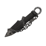 [PBR] Black Chained Knife (Right)