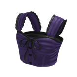 ✨ Picnic Crop Top / Black + Purple