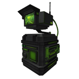 PC Shoulder Left Blocky (Green Dark)
