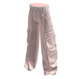 Peach Cargo Pants