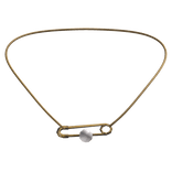 Pearl Necklace in Silver