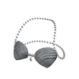 Pearl Seashell Bra Blue